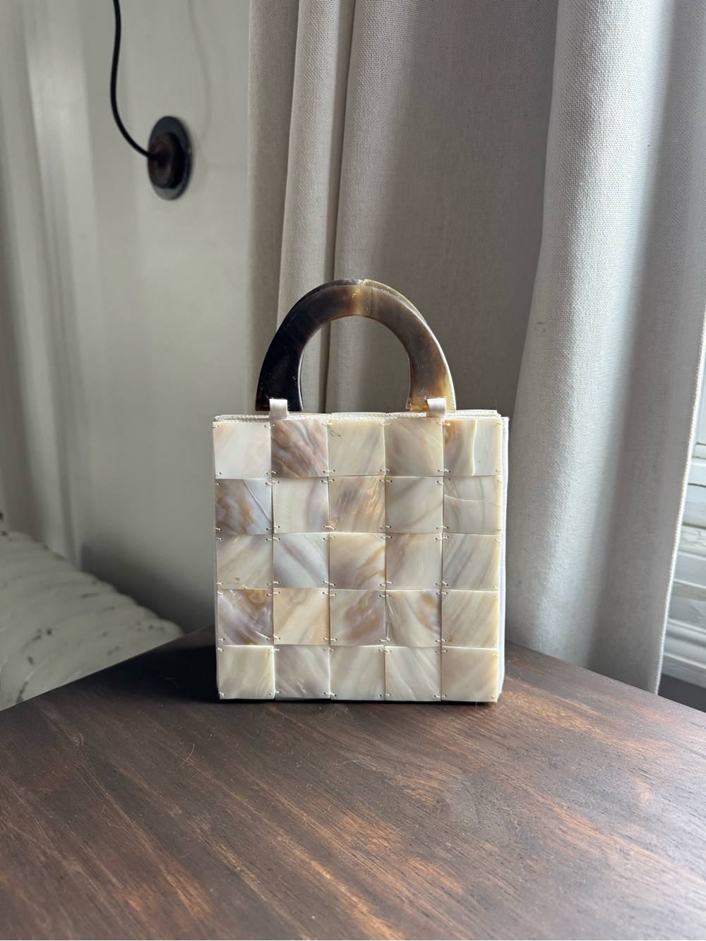 Ivory Mother of Pearl Mini Bag